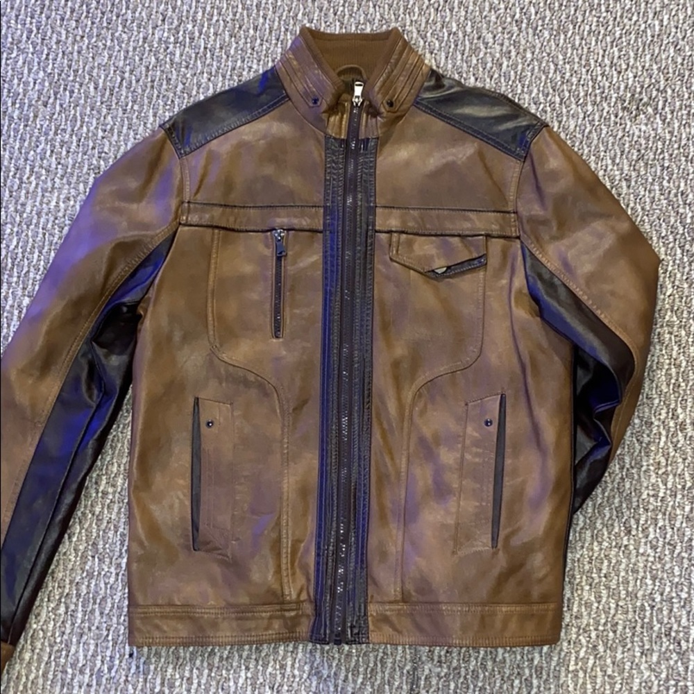 Ink Leather Jacket